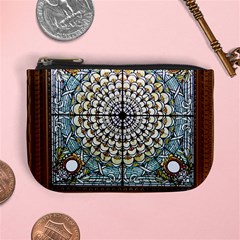 Stained Glass Window Library Of Congress Mini Coin Purses by Nexatart