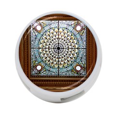 Stained Glass Window Library Of Congress 4-port Usb Hub (one Side) by Nexatart