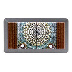 Stained Glass Window Library Of Congress Memory Card Reader (mini) by Nexatart