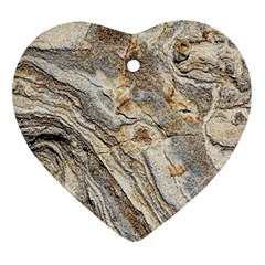 Background Structure Abstract Grain Marble Texture Heart Ornament (two Sides) by Nexatart