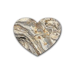 Background Structure Abstract Grain Marble Texture Heart Coaster (4 Pack)  by Nexatart