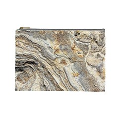 Background Structure Abstract Grain Marble Texture Cosmetic Bag (large)  by Nexatart