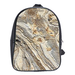 Background Structure Abstract Grain Marble Texture School Bag (xl) by Nexatart