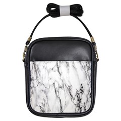 Marble Granite Pattern And Texture Girls Sling Bags by Nexatart