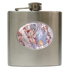 Marble Pattern Hip Flask (6 Oz) by Nexatart