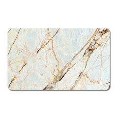 Marble Texture White Pattern Surface Effect Magnet (rectangular) by Nexatart