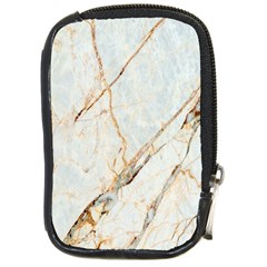 Marble Texture White Pattern Surface Effect Compact Camera Cases by Nexatart