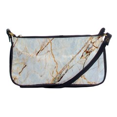 Marble Texture White Pattern Surface Effect Shoulder Clutch Bags by Nexatart