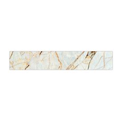 Marble Texture White Pattern Surface Effect Flano Scarf (mini) by Nexatart