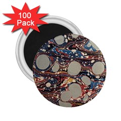 Marbling 2 25  Magnets (100 Pack)  by Nexatart