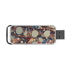 Marbling Portable Usb Flash (one Side) by Nexatart