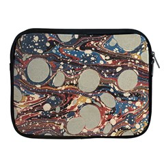 Marbling Apple Ipad 2/3/4 Zipper Cases by Nexatart