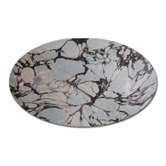 Slate Marble Texture Oval Magnet