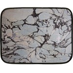 Slate Marble Texture Fleece Blanket (Mini) 35 x27  Blanket