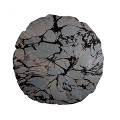 Slate Marble Texture Standard 15  Premium Round Cushions