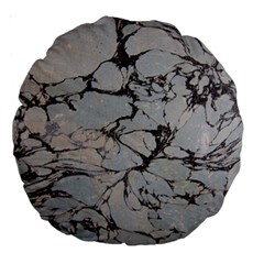 Slate Marble Texture Large 18  Premium Round Cushions