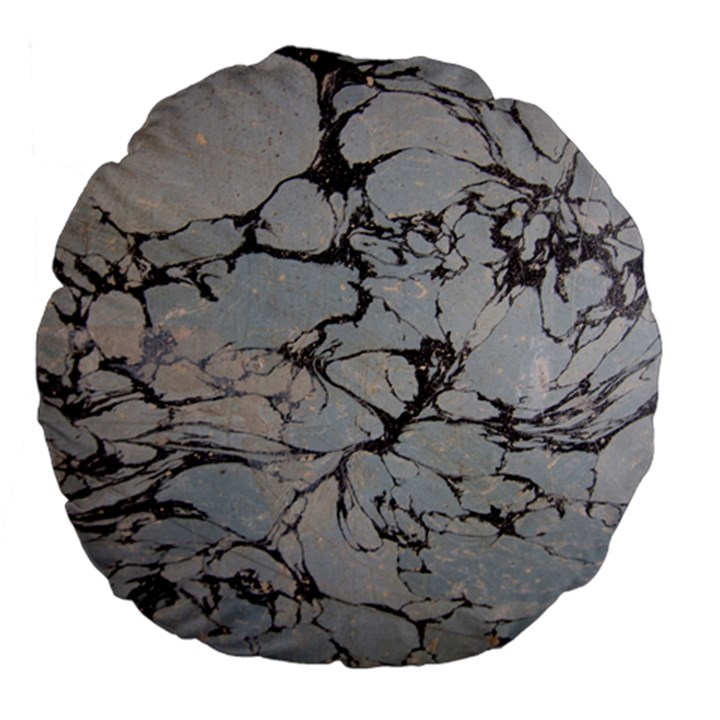 Slate Marble Texture Large 18  Premium Flano Round Cushions