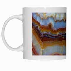 Wall Marble Pattern Texture White Mugs by Nexatart