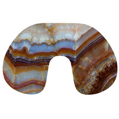 Wall Marble Pattern Texture Travel Neck Pillows by Nexatart