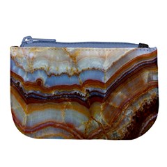 Wall Marble Pattern Texture Large Coin Purse by Nexatart