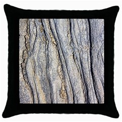 Texture Structure Marble Surface Background Throw Pillow Case (black) by Nexatart