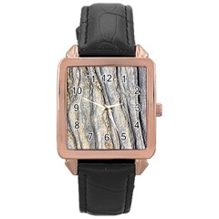 Texture Structure Marble Surface Background Rose Gold Leather Watch  by Nexatart