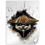 Warrior Panda T Shirt Canvas 36  x 48   35.26 x46.15  Canvas - 1