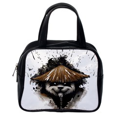 Warrior Panda T Shirt Classic Handbags (one Side) by AmeeaDesign