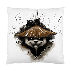 Warrior Panda T Shirt Standard Cushion Case (one Side) by AmeeaDesign