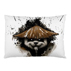 Warrior Panda T Shirt Pillow Case by AmeeaDesign