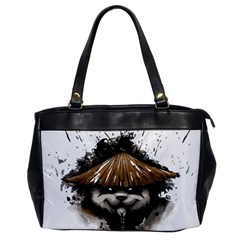 Warrior Panda T Shirt Office Handbags by AmeeaDesign