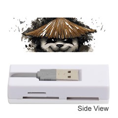 Warrior Panda T Shirt Memory Card Reader (stick)  by AmeeaDesign