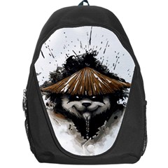 Warrior Panda T Shirt Backpack Bag by AmeeaDesign