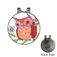 Summer Colourful Owl T Shirt Hat Clips With Golf Markers by AmeeaDesign