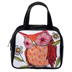 Summer Colourful Owl T Shirt Classic Handbags (one Side) by AmeeaDesign