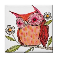 Summer Colourful Owl T Shirt Face Towel by AmeeaDesign