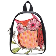 Summer Colourful Owl T Shirt School Bag (small) by AmeeaDesign