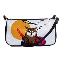 Owl That Hates Summer T Shirt Shoulder Clutch Bags by AmeeaDesign