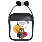 Owl That Hates Summer T Shirt Girls Sling Bags Front