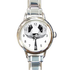 Office Panda T Shirt Round Italian Charm Watch