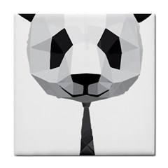 Office Panda T Shirt Tile Coasters