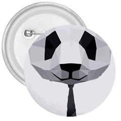 Office Panda T Shirt 3  Buttons