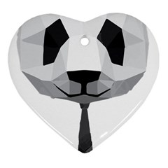 Office Panda T Shirt Ornament (heart) by AmeeaDesign