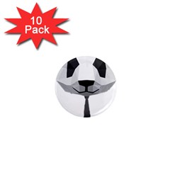 Office Panda T Shirt 1  Mini Magnet (10 Pack)  by AmeeaDesign