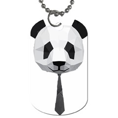 Office Panda T Shirt Dog Tag (One Side)