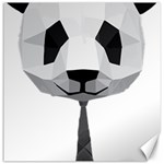 Office Panda T Shirt Canvas 12  x 12   11.4 x11.56  Canvas - 1