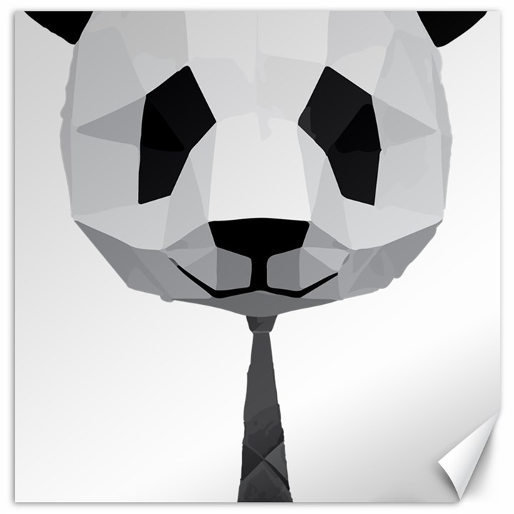 Office Panda T Shirt Canvas 12  x 12  