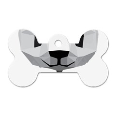 Office Panda T Shirt Dog Tag Bone (One Side)