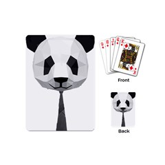 Office Panda T Shirt Playing Cards (Mini) 