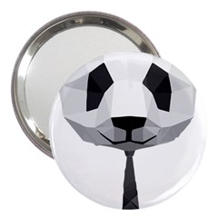 Office Panda T Shirt 3  Handbag Mirrors